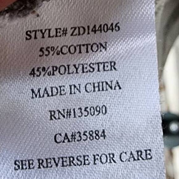 Z Supply The Symphony Hi-Low Hem Gray Dress Large - Picture 5 of 7